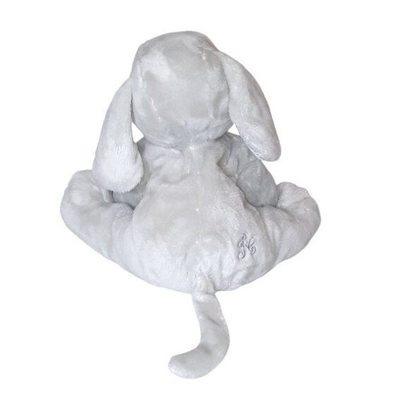 Tartine Et Chocolat Gray Dog Puppy Plush Stuffed BeanBag Toy 9" - Picture 2 of 7